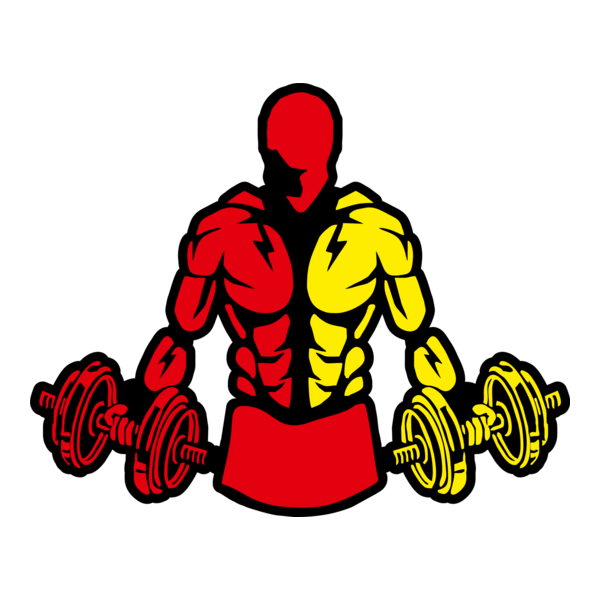 Body Building Logo PNG Vector
