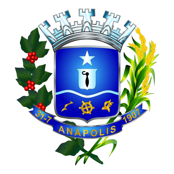 BRASÃO MUNICIPAL DE ANÁPOLIS/GO Logo PNG Vector