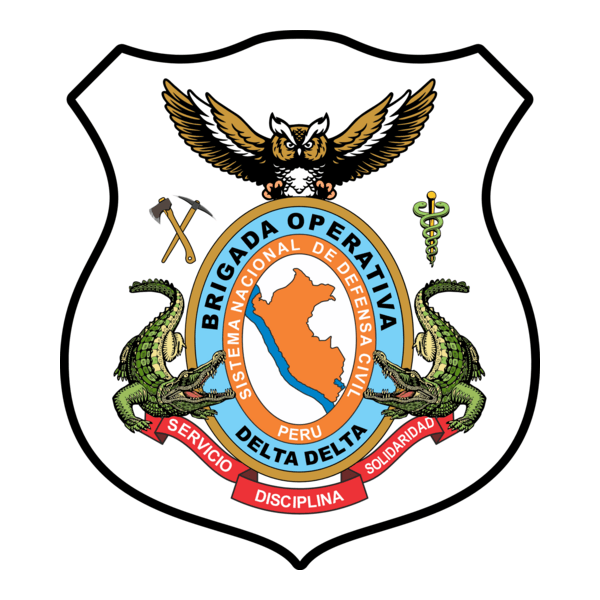 Brigada Operativa de Defensa Civil Delta Delta Logo PNG Vector