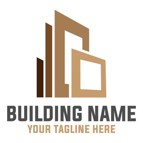 Building Company Logo PNG Vector