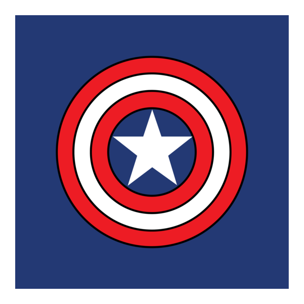 Captain America shield Logo PNG Vector