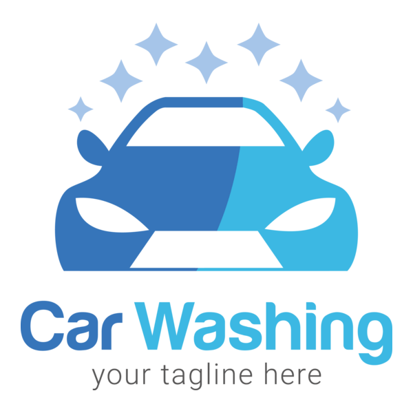 Car Washing Logo PNG Vector