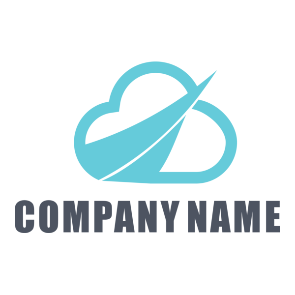 Cloud Tech Company Logo PNG Vector