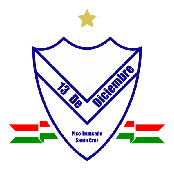 Club 13 de Diciembre de Pico Truncado Santa Cruz Logo PNG Vector
