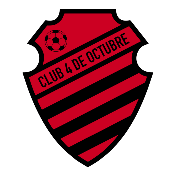 CLUB 4 DE OCTUBRE (SANTA ROSA DEL AGUARAY) Logo PNG Vector