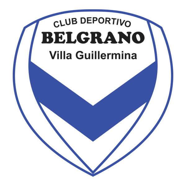 Club Deportivo Belgrano de Villa Guillermina Logo PNG Vector
