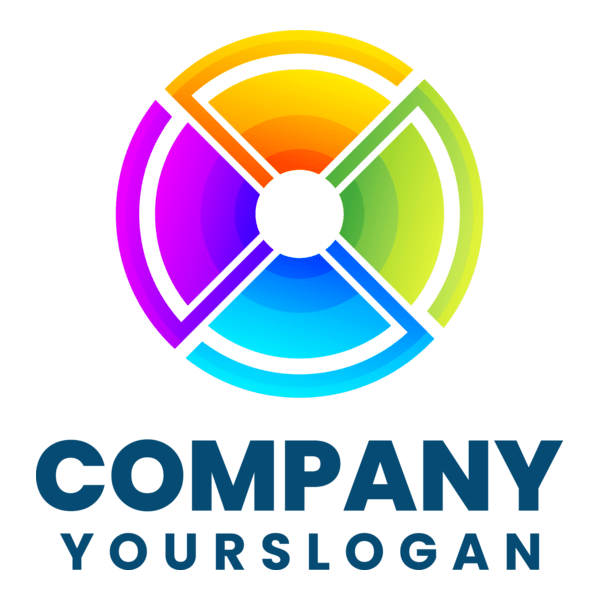 Colorful Circle Company Logo PNG Vector