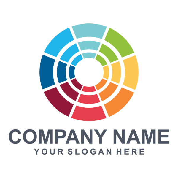 Colorful Circle Company Logo PNG Vector