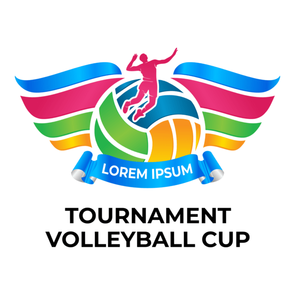 cup volleyball tournament Logo PNG Vector