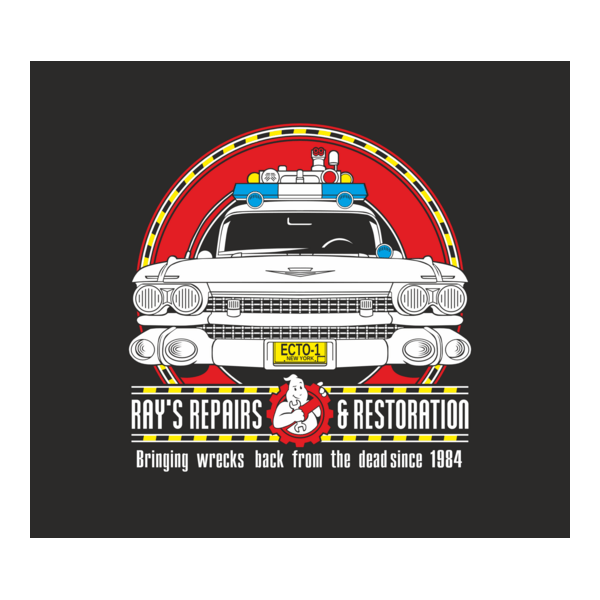 Ecto 1 Ghostbusters Logo PNG Vector