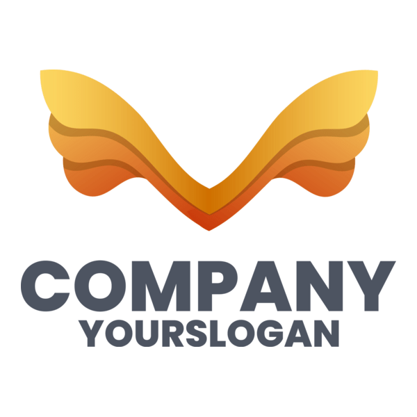 Flaming Wings Company Logo PNG Vector