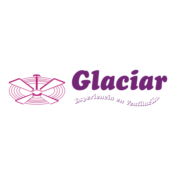 Glaciar Ventiladores Logo PNG Vector