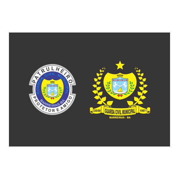 GUARDA CIVIL MUNICIPAL BARREIRAS BAHIA Logo PNG Vector