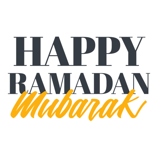 Happy Ramadan Mubarak Logo PNG Vector