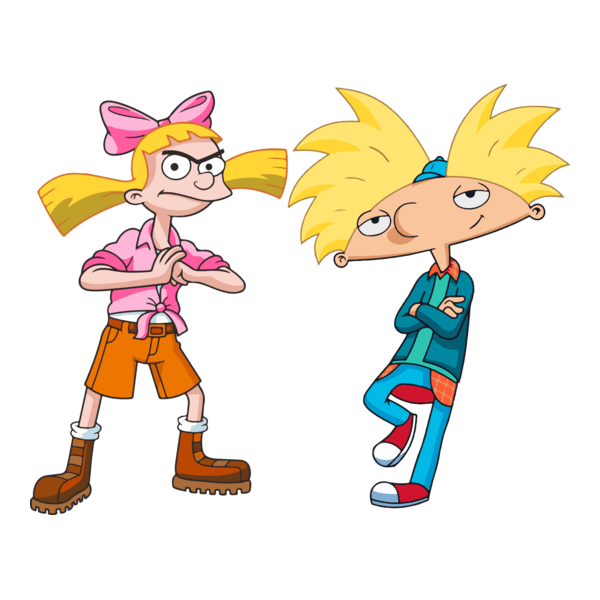 Helga and Arnold Logo PNG Vector