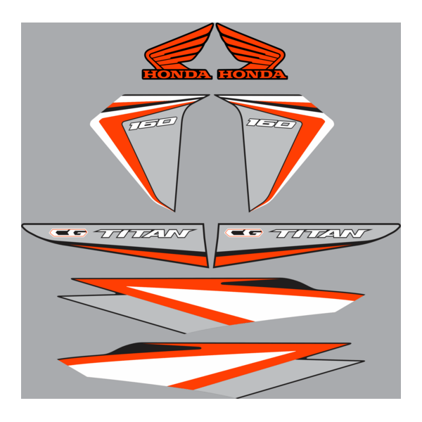KIT titan 160 2017 adesivo Logo PNG Vector