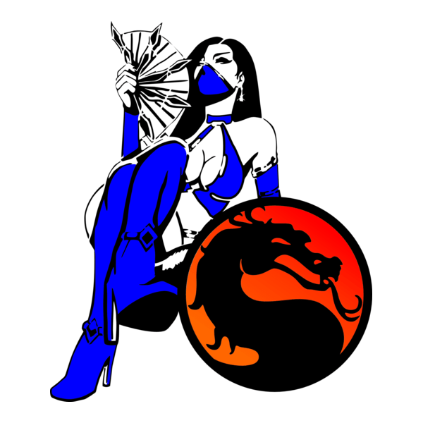 Kitana Mortal Kombat Logo PNG Vector