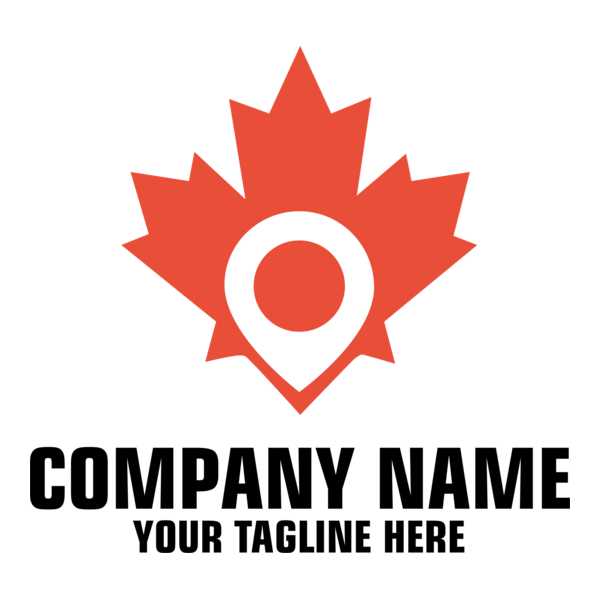 Leaf Pin Company Logo PNG Vector