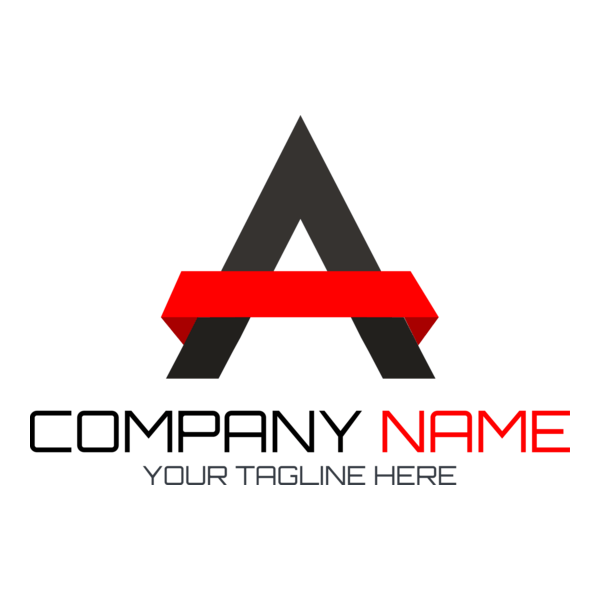 Letter A Company Logo PNG Vector
