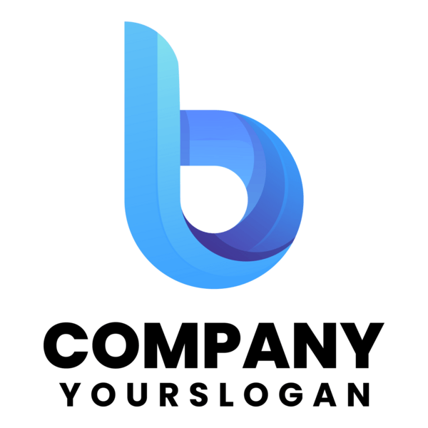Letter B Company Logo PNG Vector