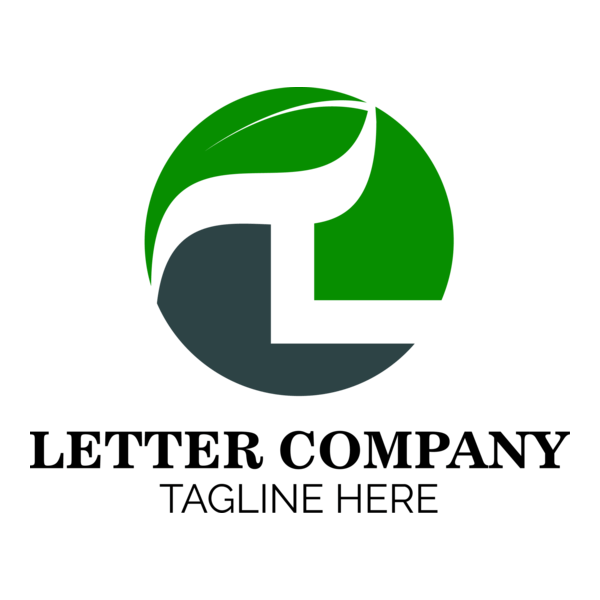 Letter T Company Nature Logo PNG Vector