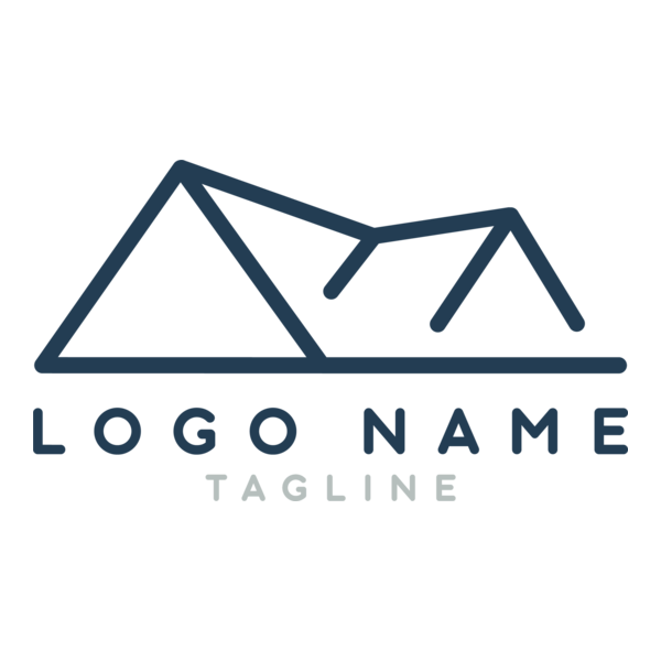 Line Drawing Real Estate Logo PNG Vector