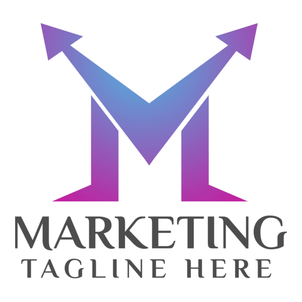 Marketing Letter M Company Logo PNG Vector