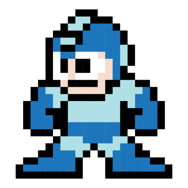 Mega Man Logo PNG Vector