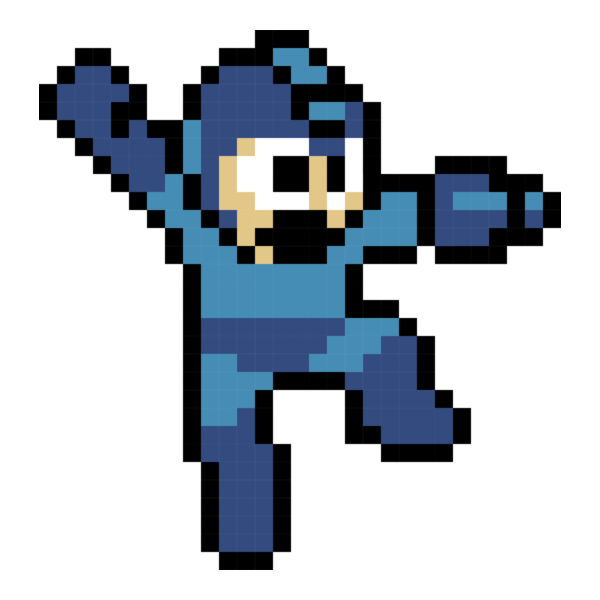 Mega Man Logo PNG Vector