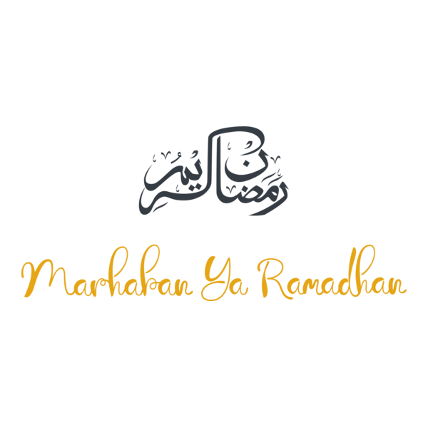 Merhaba Ya Ramadan Logo PNG Vector