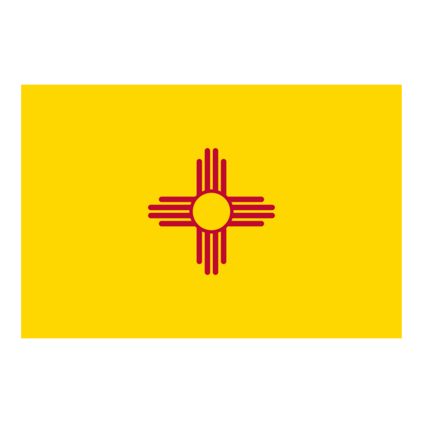 New Mexico State Flag and Seal Logo PNG Vector