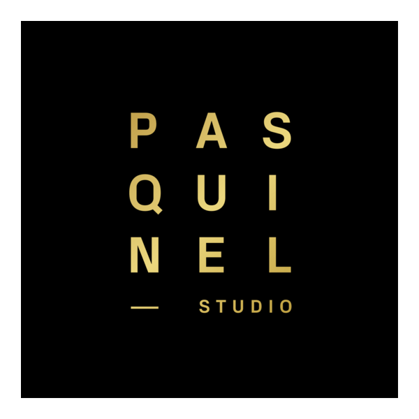 PASQUINEL Studio (Gold) Logo PNG Vector