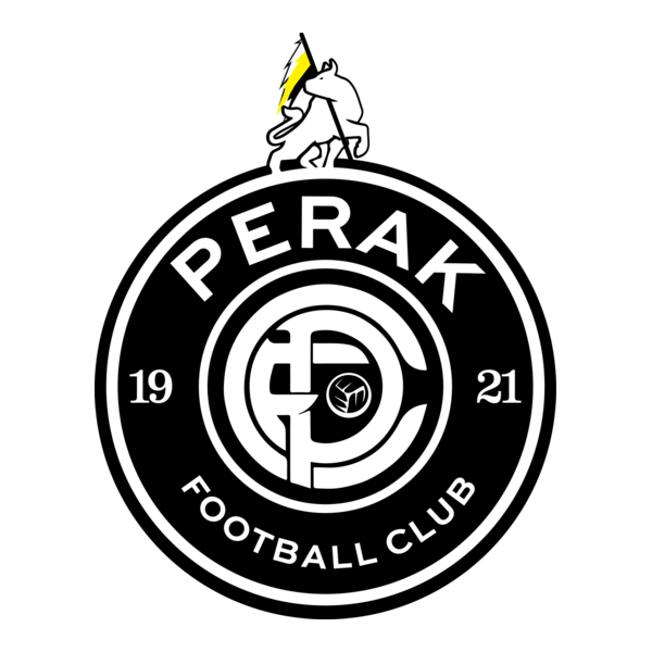 PERAK FC 2022 BLACK HITAM Logo PNG Vector