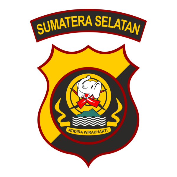 Polda Sumatera Selatan Logo PNG Vector