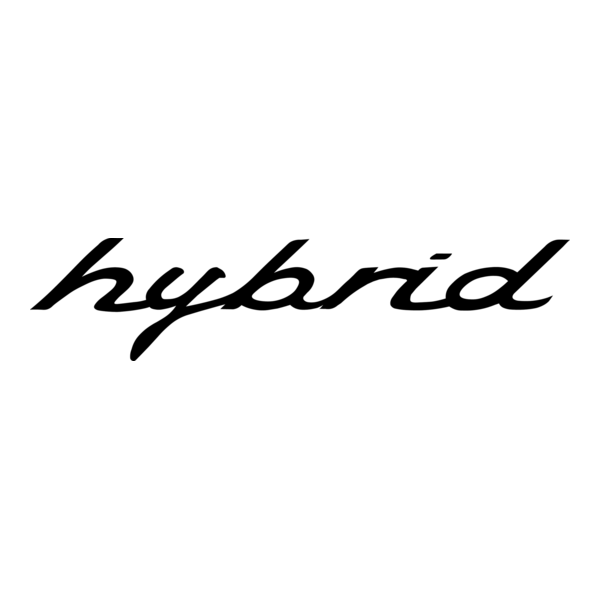 Porsche Hybrid Logo PNG Vector