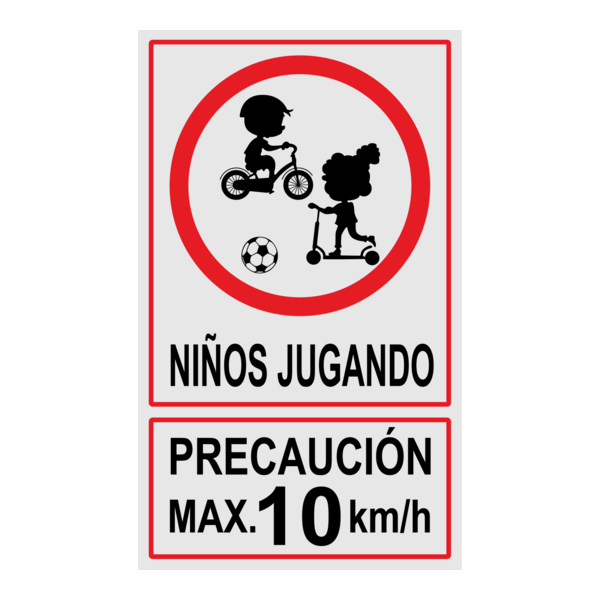 precaucion niños jugando Logo PNG Vector