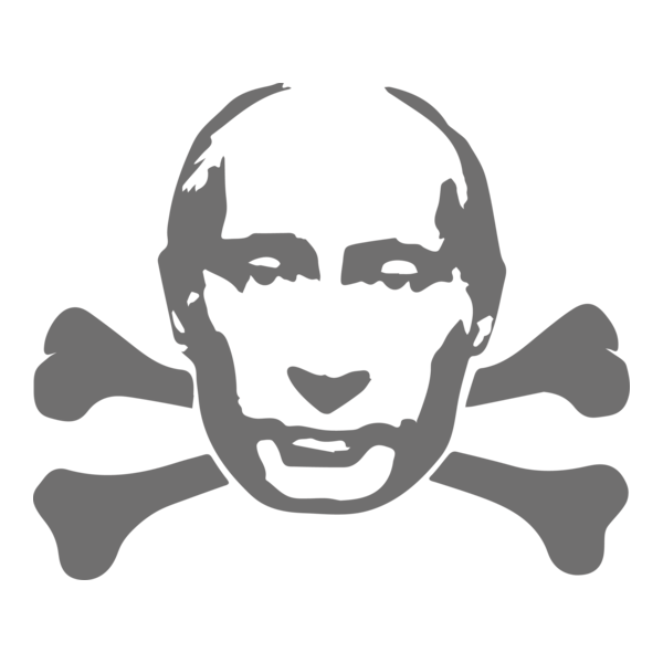 Putin skull Logo PNG Vector
