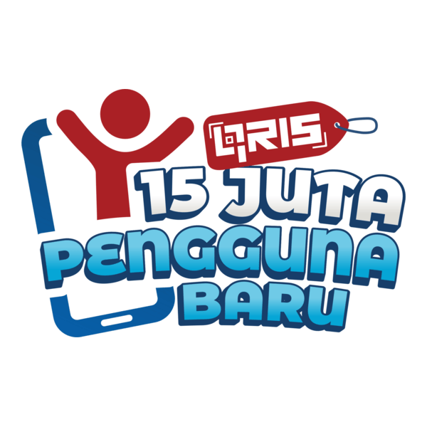 QRIS 15 JUTA PENGGUNA Logo PNG Vector