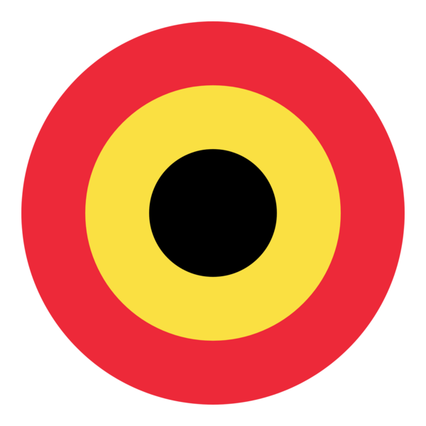 Roundel Of Belgium Logo PNG Vector
