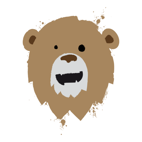 Scruffy Bear Pictures Logo PNG Vector