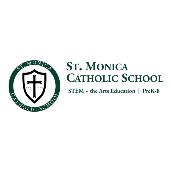 St. Monica Catholic School Logo PNG Vector