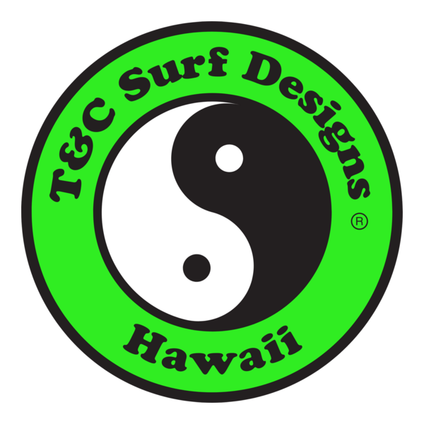 T&C Surf Designs Hawaii Logo PNG Vector