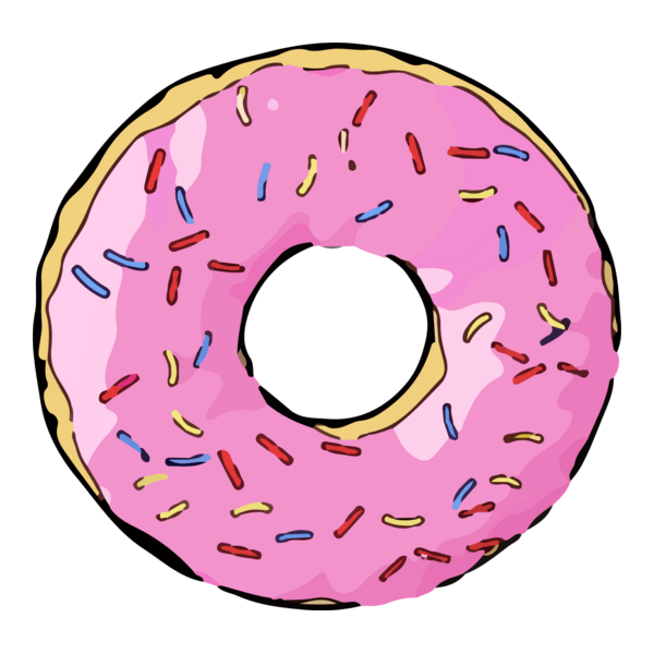 The Creative Donut Logo PNG Vector