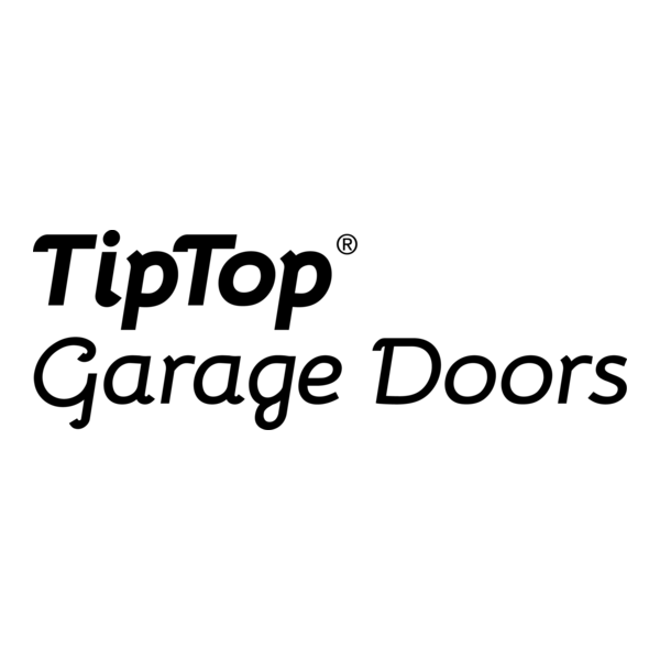 Tip Top Garage Door Repair Logo PNG Vector