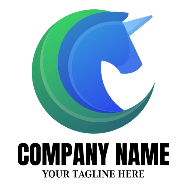 Unicorn Company Logo PNG Vector