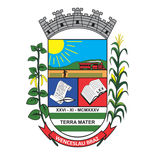 Verdadeiro Brasão de Wenceslau Braz - PR Logo PNG Vector