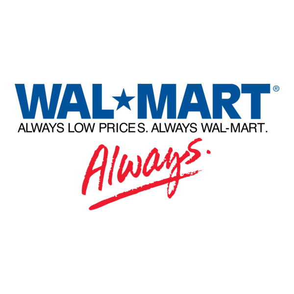 Walmart Always Low Prices Logo PNG Vector