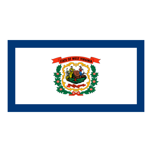 West Virginia State Flag and Seal Logo PNG Vector
