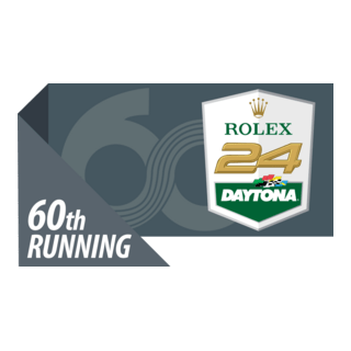 60th Running Rolex 24 Logo PNG Vector