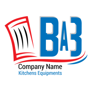 BAB Letters Kitchen Equipment Logo PNG Vector